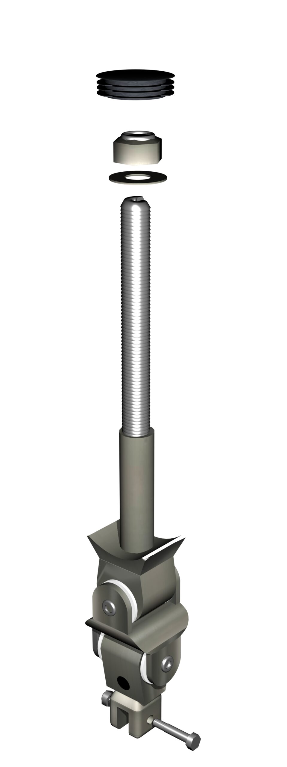 Swing suspension with univ. Joints horizontal mount Playgrounds