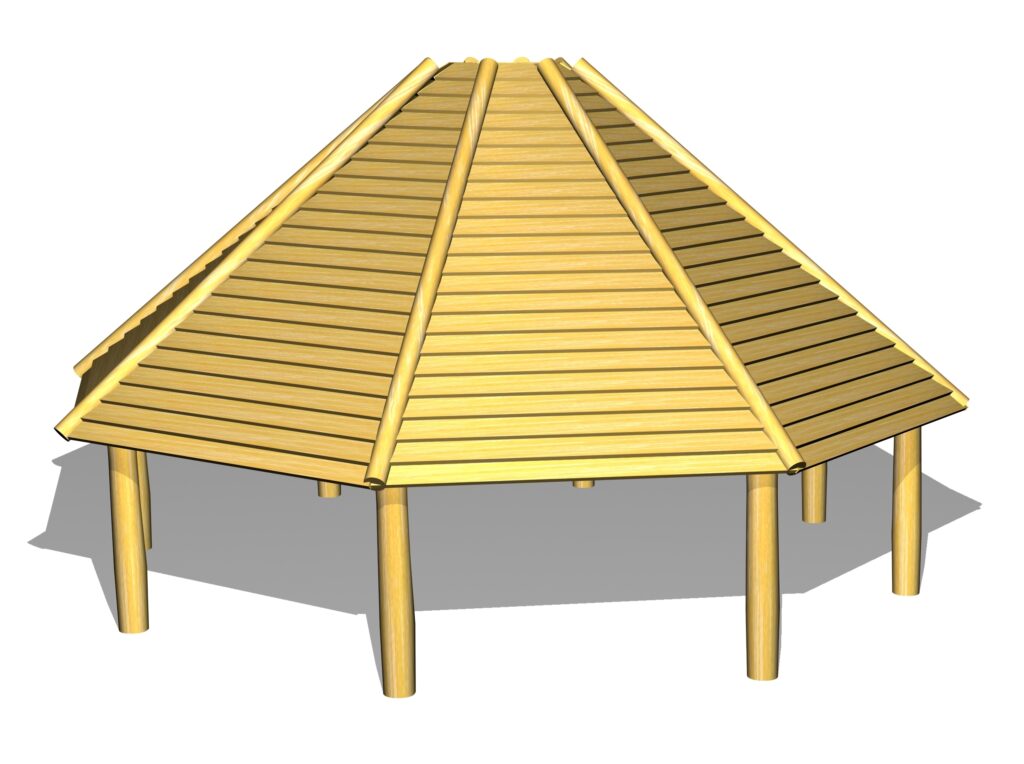 Outdoor House 8 Ø 6,0 m Playgrounds